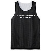 My GirlfriendS A Hot Model Mesh Reversible Basketball Jersey Tank