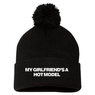 My GirlfriendS A Hot Model Pom Pom 12in Knit Beanie