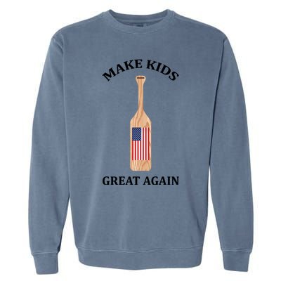 Make Great Again America American Flag Paddle Funny Gift Garment-Dyed Sweatshirt