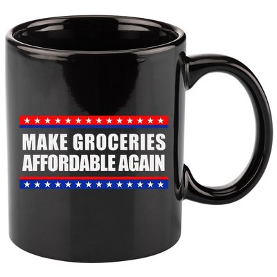 Make Groceries Affordable Again Antibiden Gift 11oz C Handle Ceramic Mug