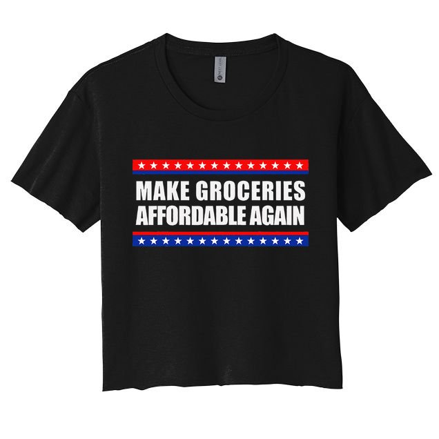 Make Groceries Affordable Again Antibiden Gift Crop Top