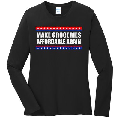 Make Groceries Affordable Again Antibiden Gift Ladies Long Sleeve Shirt