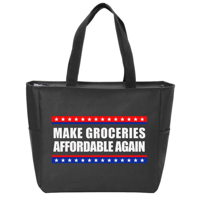 Make Groceries Affordable Again Antibiden Gift Zip Tote Bag