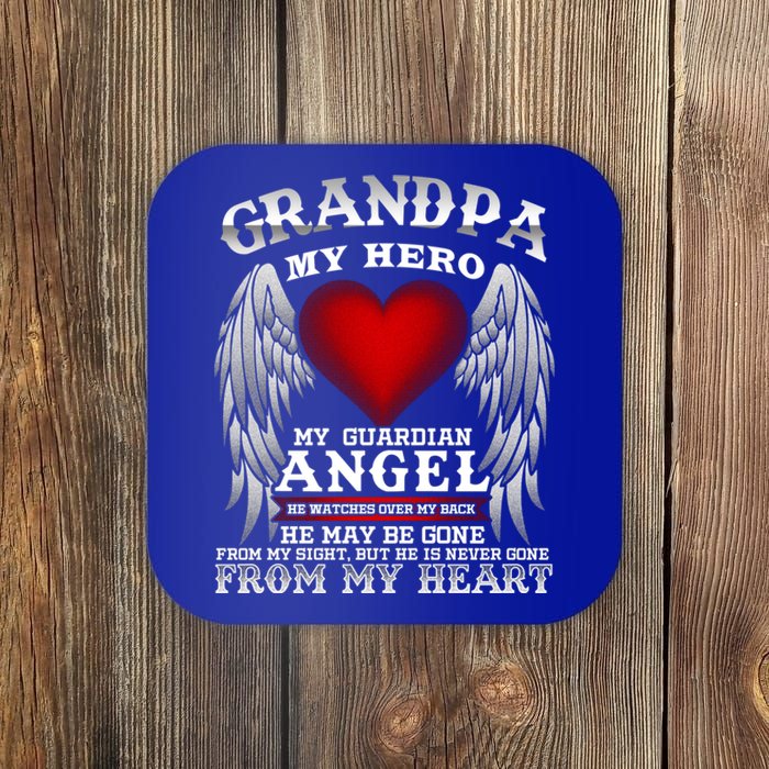 My Guardian Angel Grandpa! Repass In Remembrance Gift Coaster