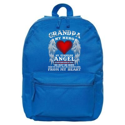 My Guardian Angel Grandpa! Repass In Remembrance Gift 16 in Basic Backpack