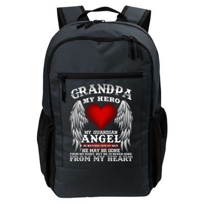 My Guardian Angel Grandpa! Repass In Remembrance Gift Daily Commute Backpack