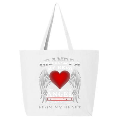 My Guardian Angel Grandpa! Repass In Remembrance Gift 25L Jumbo Tote