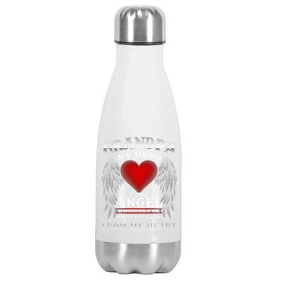 My Guardian Angel Grandpa! Repass In Remembrance Gift Stainless Steel Insulated Water Bottle