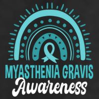 Myasthenia Gravis Awareness Boho Rainbow Wear Teal Ribbon Meaningful Gift Cool Comfort Performance Bucket Hat