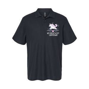 My Great Aunt Loves Me Grand Niece Unicorn Softstyle Adult Sport Polo