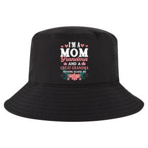 Mom Grandma And Great Grandma Fun Grandmother Nana Graphic Funny Gift Cool Comfort Performance Bucket Hat