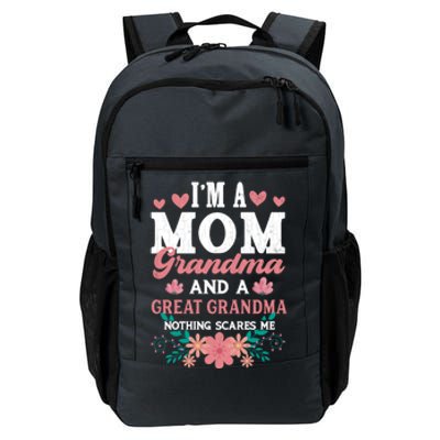 Mom Grandma And Great Grandma Fun Grandmother Nana Graphic Funny Gift Daily Commute Backpack