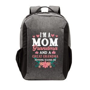 Mom Grandma And Great Grandma Fun Grandmother Nana Graphic Funny Gift Vector Backpack