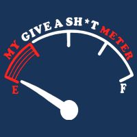 My Give A Shit Meter Button
