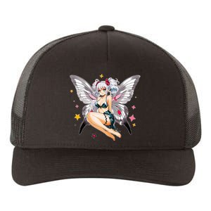 Moth Girl Anime Cute Giant Monster Kawaii Anime Yupoong Adult 5-Panel Trucker Hat