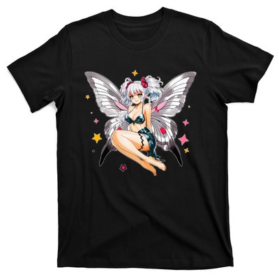 Moth Girl Anime Cute Giant Monster Kawaii Anime T-Shirt