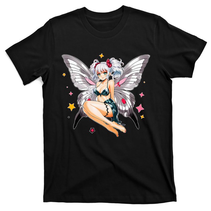 Moth Girl Anime Cute Giant Monster Kawaii Anime T-Shirt