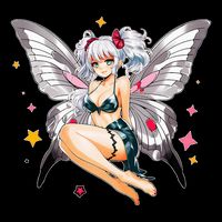 Moth Girl Anime Cute Giant Monster Kawaii Anime Bucket Hat