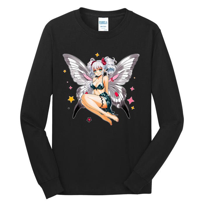 Moth Girl Anime Cute Giant Monster Kawaii Anime Tall Long Sleeve T-Shirt