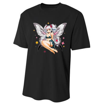 Moth Girl Anime Cute Giant Monster Kawaii Anime Performance Sprint T-Shirt