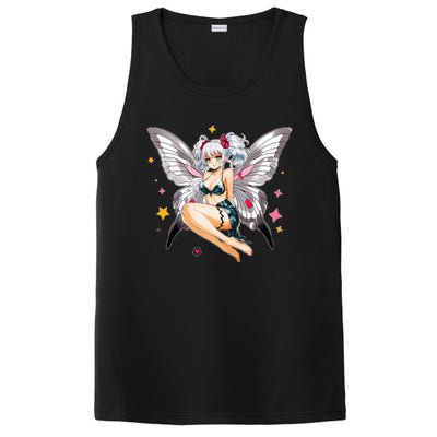 Moth Girl Anime Cute Giant Monster Kawaii Anime PosiCharge Competitor Tank