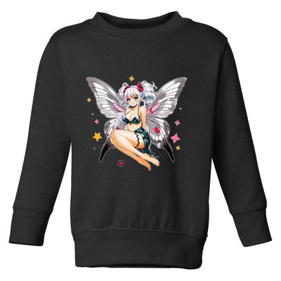 Moth Girl Anime Cute Giant Monster Kawaii Anime Toddler Sweatshirt