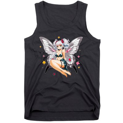 Moth Girl Anime Cute Giant Monster Kawaii Anime Tank Top