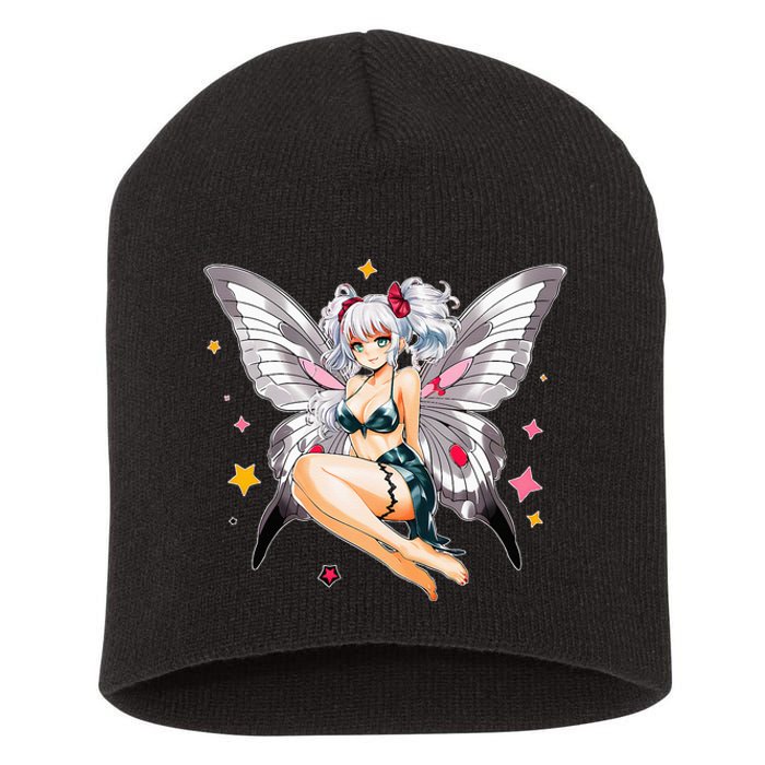 Moth Girl Anime Cute Giant Monster Kawaii Anime Short Acrylic Beanie