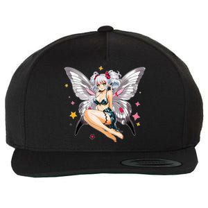 Moth Girl Anime Cute Giant Monster Kawaii Anime Wool Snapback Cap