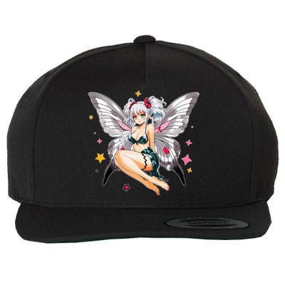 Moth Girl Anime Cute Giant Monster Kawaii Anime Wool Snapback Cap