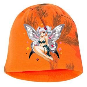 Moth Girl Anime Cute Giant Monster Kawaii Anime Kati - Camo Knit Beanie