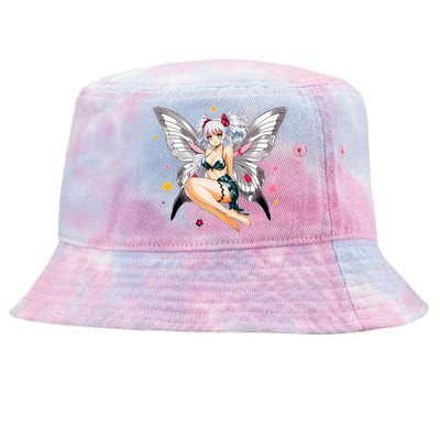 Moth Girl Anime Cute Giant Monster Kawaii Anime Tie-Dyed Bucket Hat