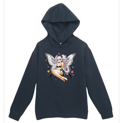 Moth Girl Anime Cute Giant Monster Kawaii Anime Urban Pullover Hoodie