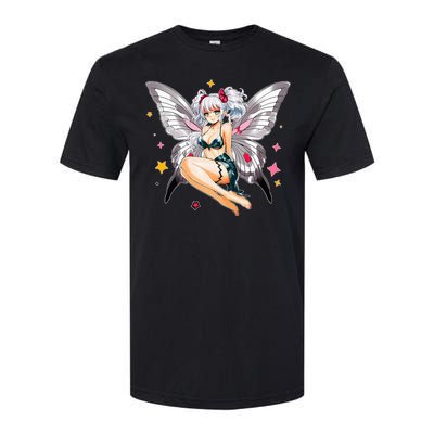 Moth Girl Anime Cute Giant Monster Kawaii Anime Softstyle® CVC T-Shirt