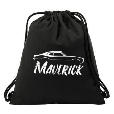 Maverick Grabber American Muscle Car Classic Drawstring Bag
