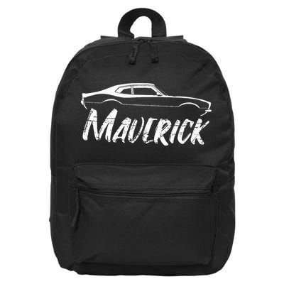 Maverick Grabber American Muscle Car Classic 16 in Basic Backpack