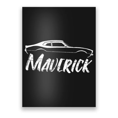 Maverick Grabber American Muscle Car Classic Poster
