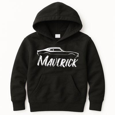 Maverick Grabber American Muscle Car Classic Kids Hoodie