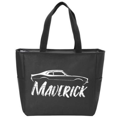 Maverick Grabber American Muscle Car Classic Zip Tote Bag