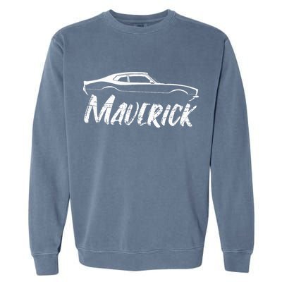 Maverick Grabber American Muscle Car Classic Garment-Dyed Sweatshirt