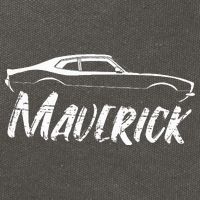 Maverick Grabber American Muscle Car Classic Cotton Canvas Backpack