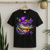 Mardi Gras Alligator Mardigator Crocodile T-Shirt