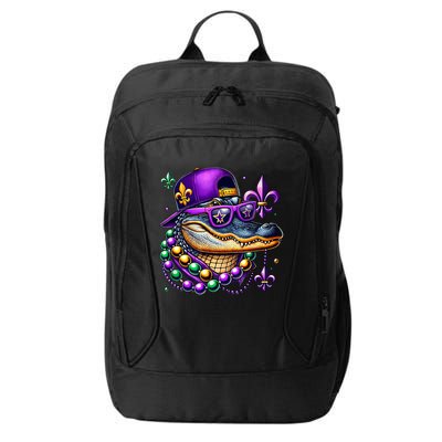 Mardi Gras Alligator Mardigator Crocodile City Backpack
