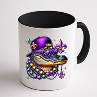 Mardi Gras Alligator Mardigator Crocodile Mug