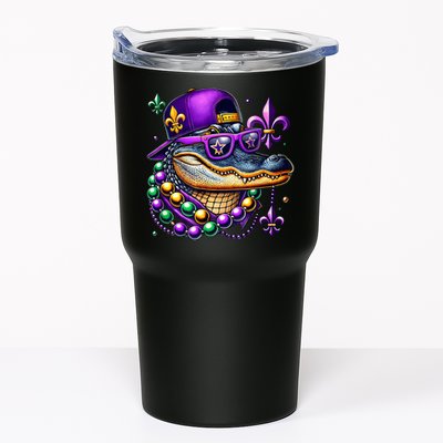 Mardi Gras Alligator Mardigator Crocodile Tumbler