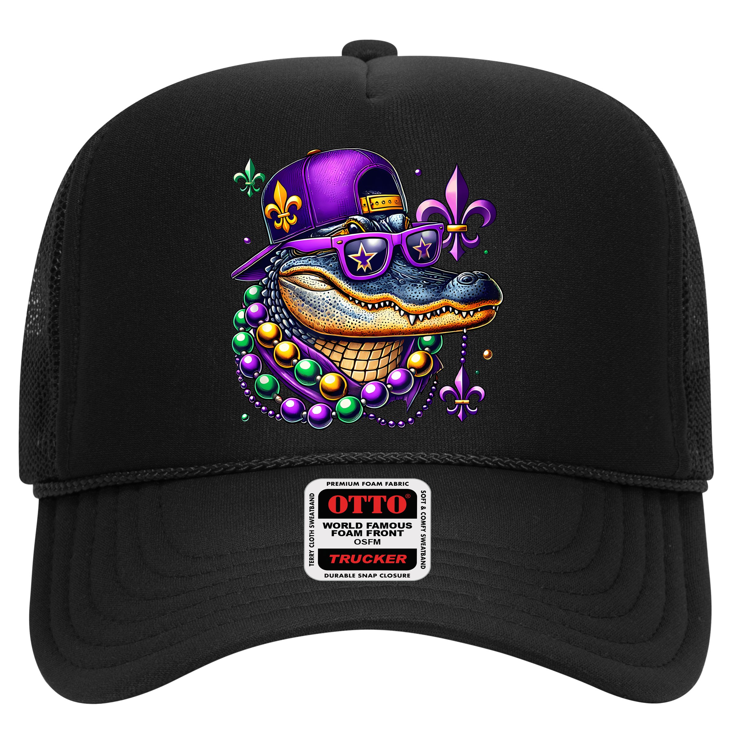 Mardi Gras Alligator Mardigator Crocodile Hat