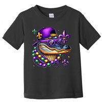 Mardi Gras Alligator Mardigator Crocodile Toddler T-Shirt
