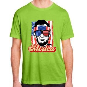 Merica Gift Ann Arbor Trump Lincoln 4th Of July Merica Great Gift Adult ChromaSoft Performance T-Shirt