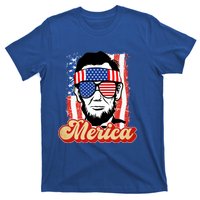 Merica Gift Ann Arbor Trump Lincoln 4th Of July Merica Great Gift T-Shirt