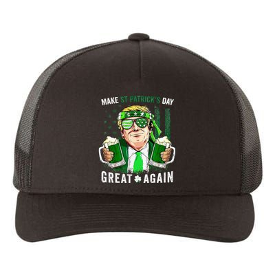 Make Great Again Leprechaun Trump Beer St Patricks Day Yupoong Adult 5-Panel Trucker Hat